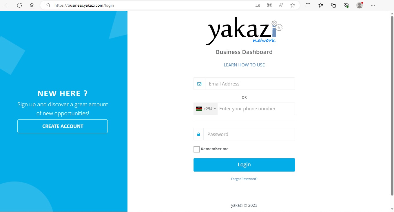 Yakazi-Business-Dashboard