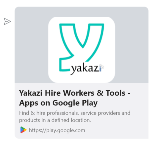Yakazi Hire Workers & Tools App